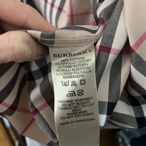 Burberry Brit Men's Classic Beige Check Shirt SZ XXL - Picture 5 of 6